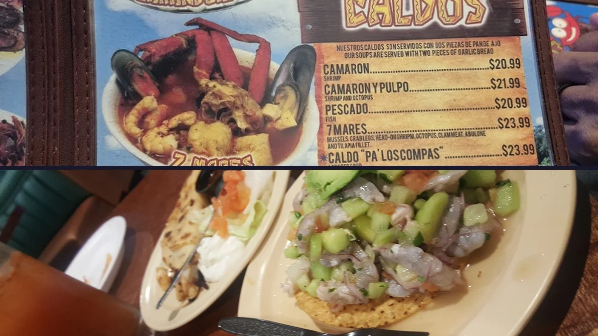 Colorful Mexican plates on a casual dining table.